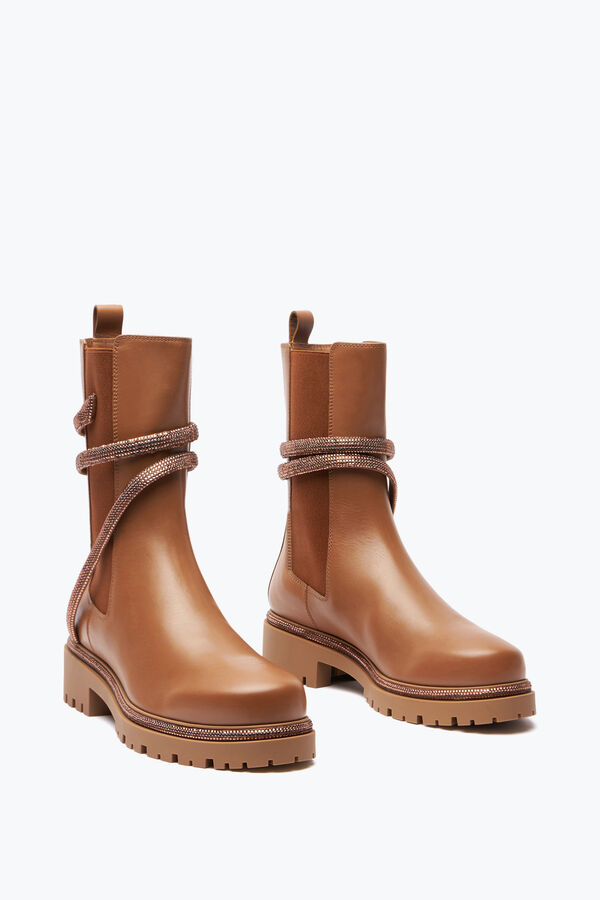 jeweled cleo crystal hazelnut bootie 25 rene caovilla