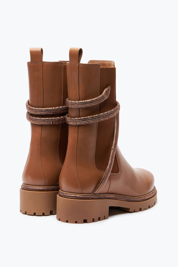 jeweled cleo crystal hazelnut bootie 25 rene caovilla
