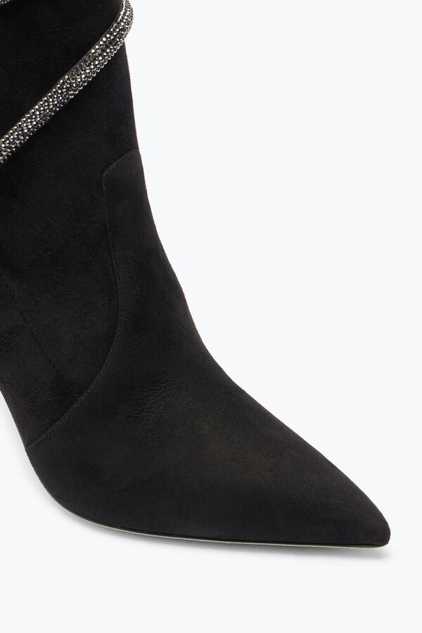 jeweled cleo crystals black bootie 100 rene caovilla