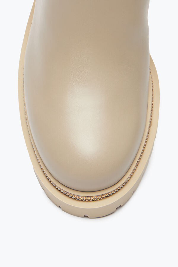 jeweled cleo crystals beige bootie 60 rene caovilla