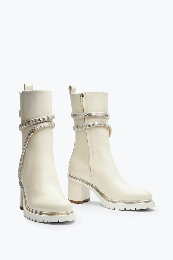 jeweled cleo crystal ivory bootie 60 rene caovilla