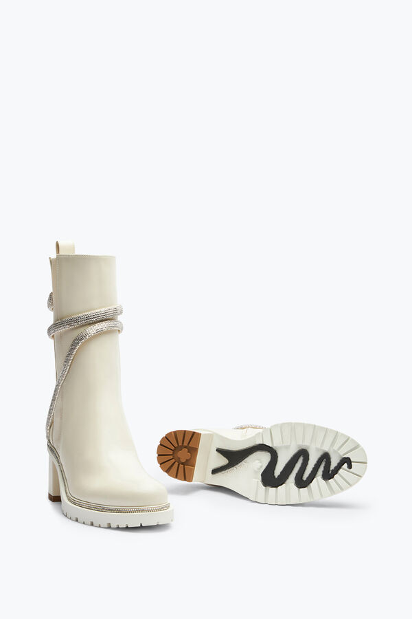 jeweled cleo crystal ivory bootie 60 rene caovilla