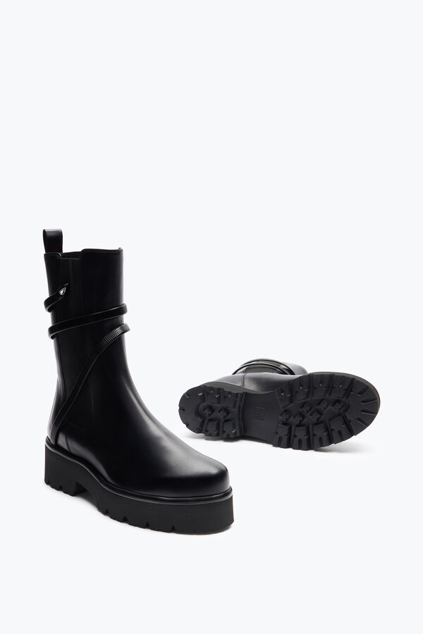 jeweled juniper black biker boot 45 rene caovilla