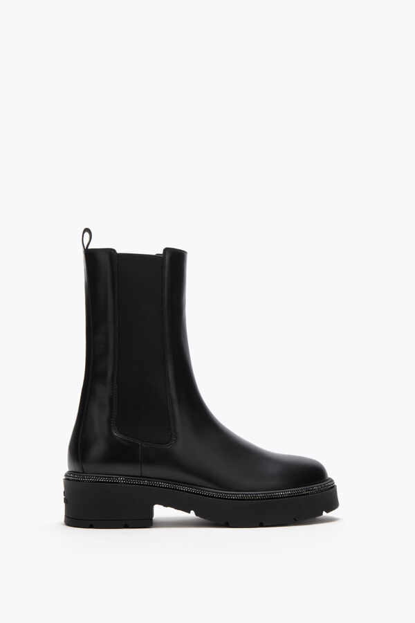 jeweled bika black ankle boot with crystals 50 rene caovilla
