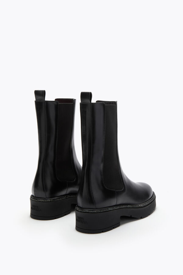 jeweled bika black ankle boot with crystals 50 rene caovilla