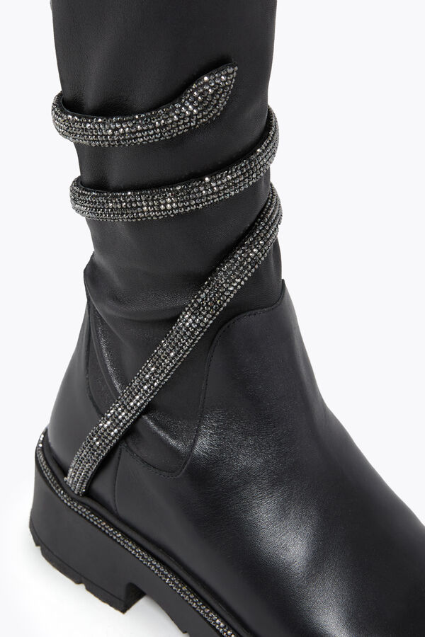 jeweled cleo black cuissard boot 50 rene caovilla