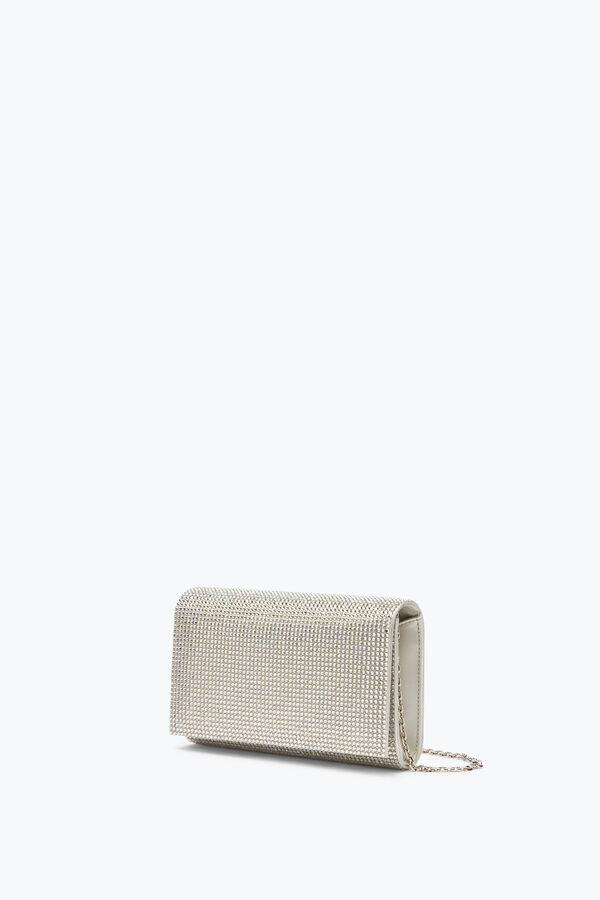 jeweled silver jewel clutch bag aida rene caovilla