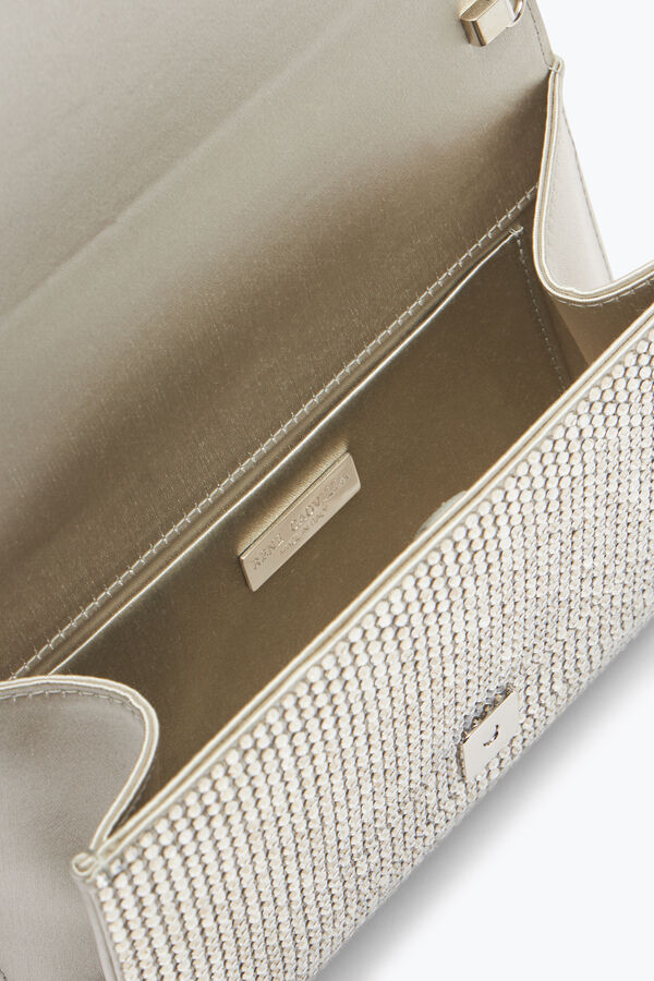 jeweled silver jewel clutch bag aida rene caovilla