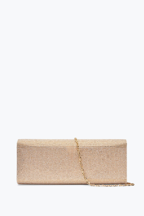 jeweled zafira gold clutch with all-over crystals rene caovilla