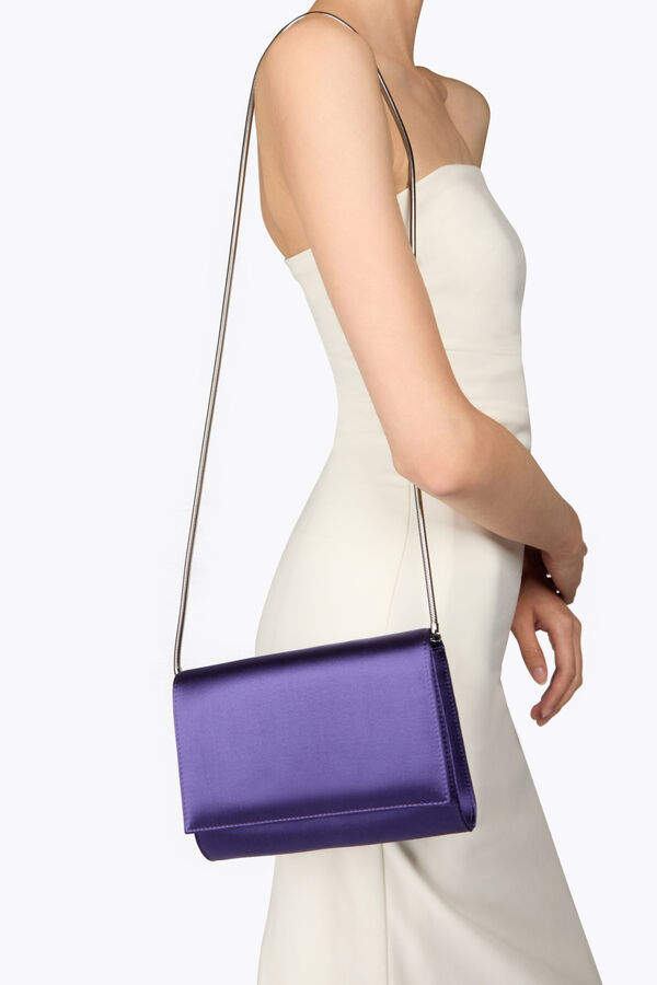 jeweled baby purple clutch rene caovilla