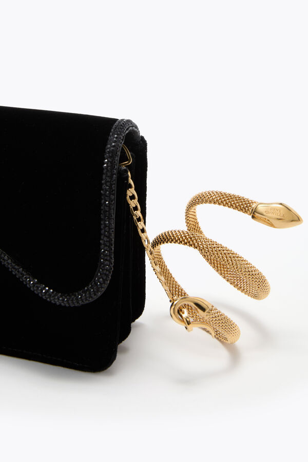 jeweled onda black velvet clutch rene caovilla