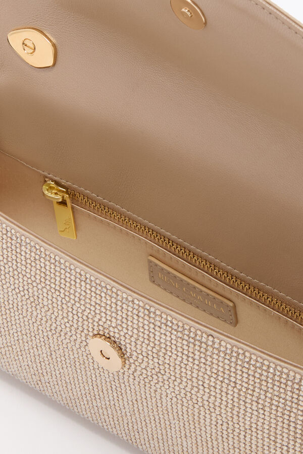 jeweled victoria gold mini bag rene caovilla