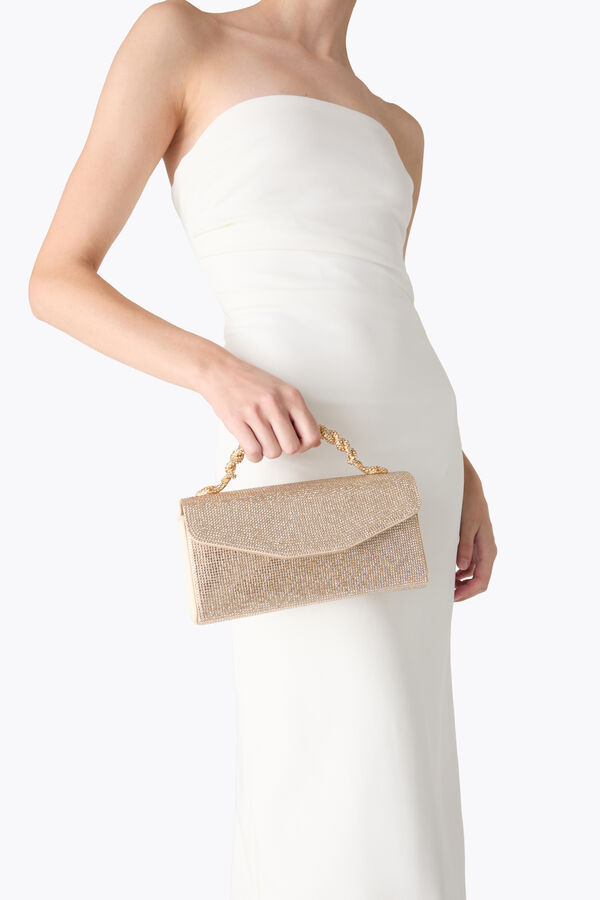 jeweled victoria gold mini bag rene caovilla