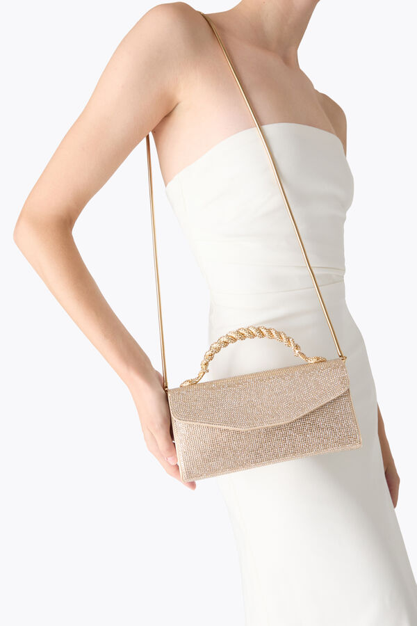 jeweled victoria gold mini bag rene caovilla