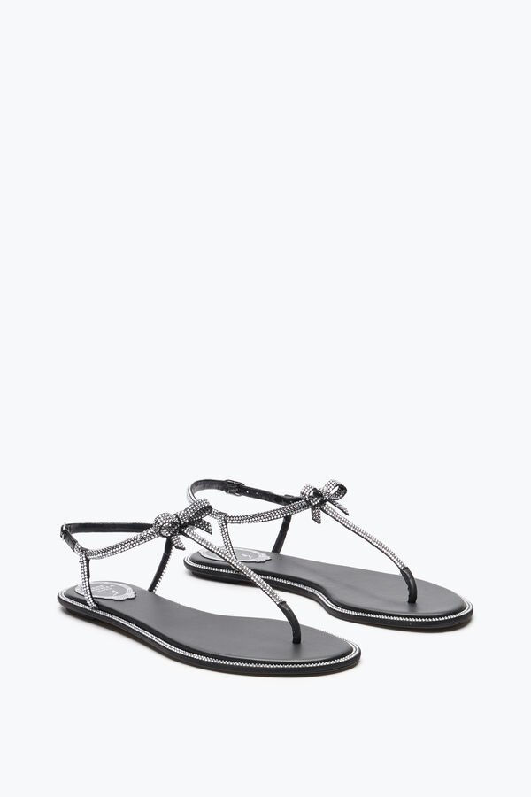 jeweled caterina black thong sandal 10 rene caovilla
