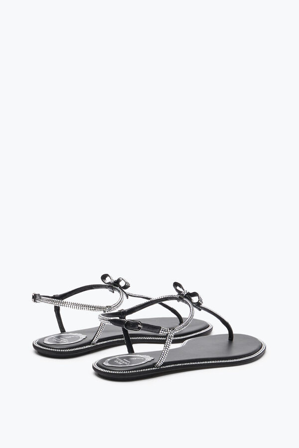 jeweled caterina black thong sandal 10 rene caovilla