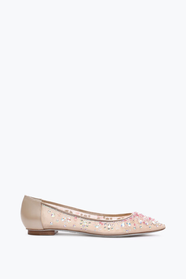 jeweled cinderella champagne ballerina 10 rene caovilla