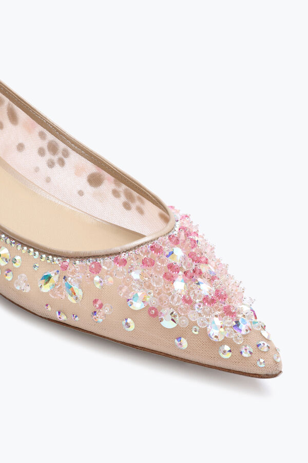 jeweled cinderella champagne ballerina 10 rene caovilla