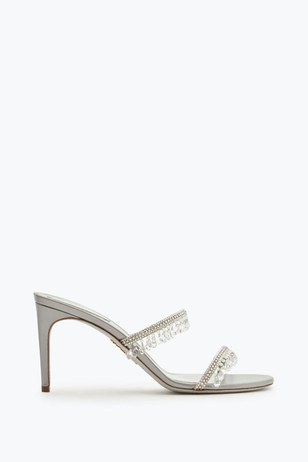 jeweled chandelier pearl gray mule 80 rene caovilla