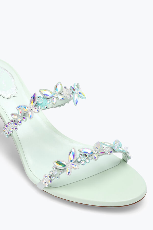 jeweled eden green mint mule 60 rene caovilla