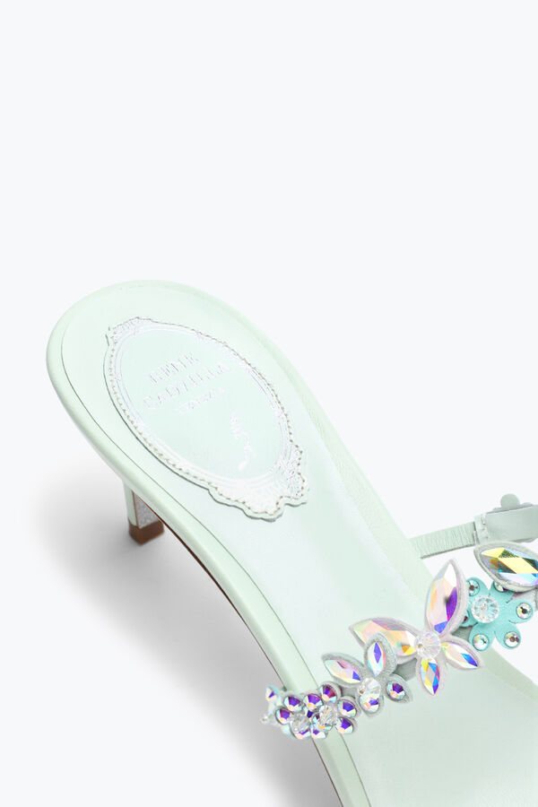 jeweled eden green mint mule 60 rene caovilla