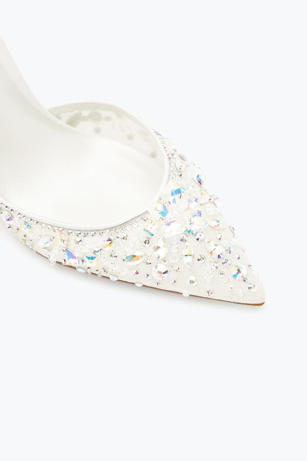 jeweled white jewel chandelier pumps 75 rene caovilla