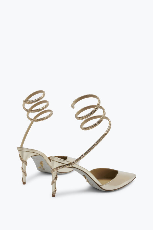 jeweled margot gold pump 80 rene caovilla