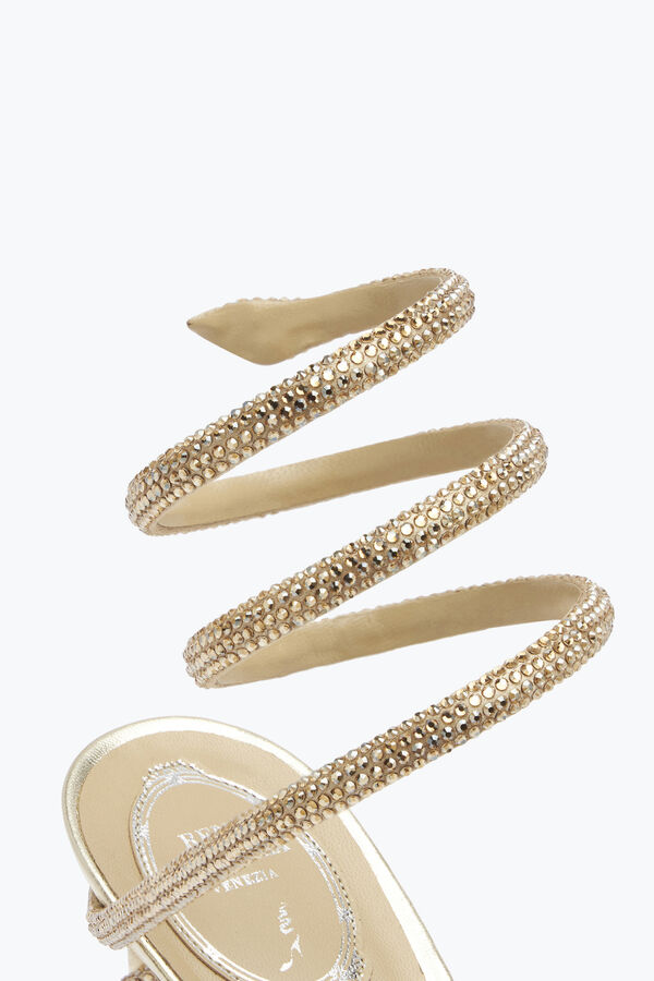 jeweled margot gold pump 80 rene caovilla