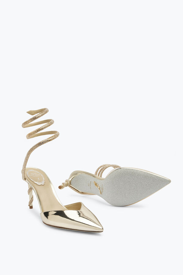 jeweled margot gold pump 80 rene caovilla