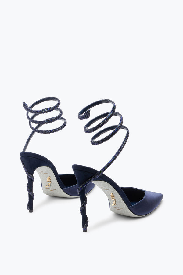 jeweled margot midnight blue pump 105 rene caovilla