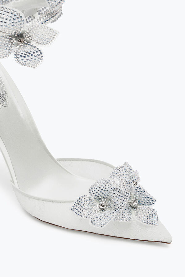 jeweled floriane white pump 105 rene caovilla