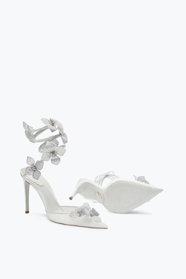 jeweled floriane white pump 105 rene caovilla