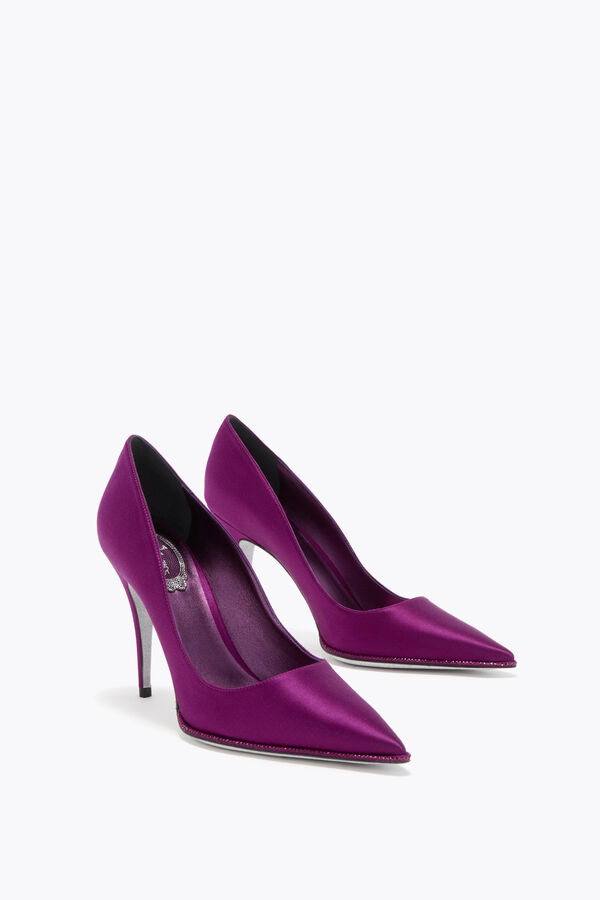 jeweled taylor crimson pump 100 rene caovilla