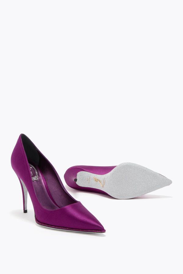jeweled taylor crimson pump 100 rene caovilla