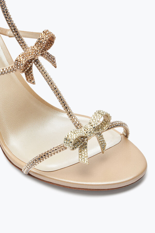 jeweled caterina gold sandal 80 rene caovilla