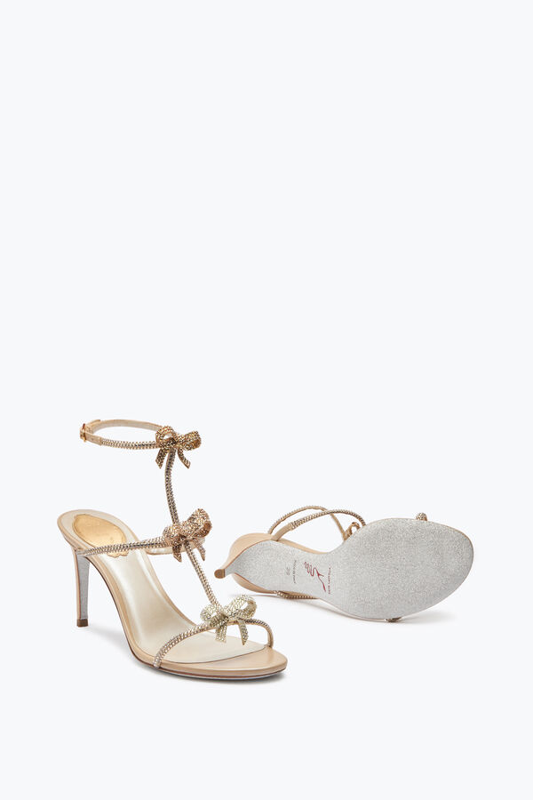 jeweled caterina gold sandal 80 rene caovilla
