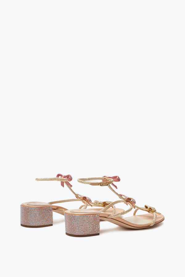 jeweled sandals with ankle laces caterina rene caovilla