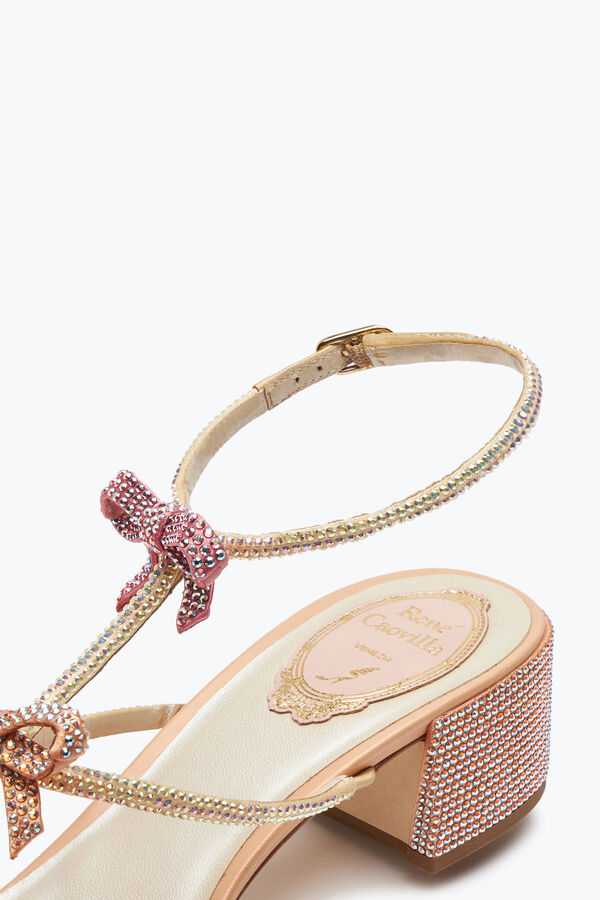 jeweled sandals with ankle laces caterina rene caovilla