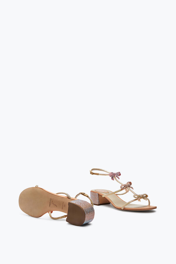 jeweled sandals with ankle laces caterina rene caovilla