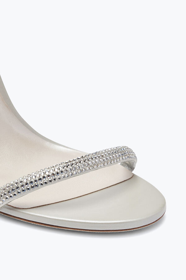jeweled ellabrita crystal silver sandal 80 rene caovilla