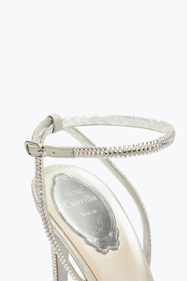 jeweled ellabrita pearl grey sandal 105 rene caovilla