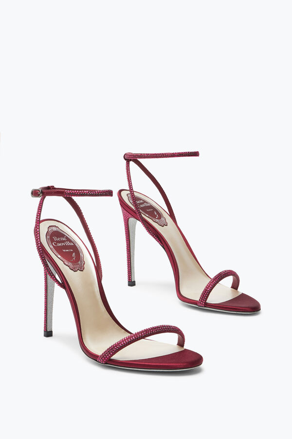 jeweled ellabrita crystal burgundy sandal 105 rene caovilla