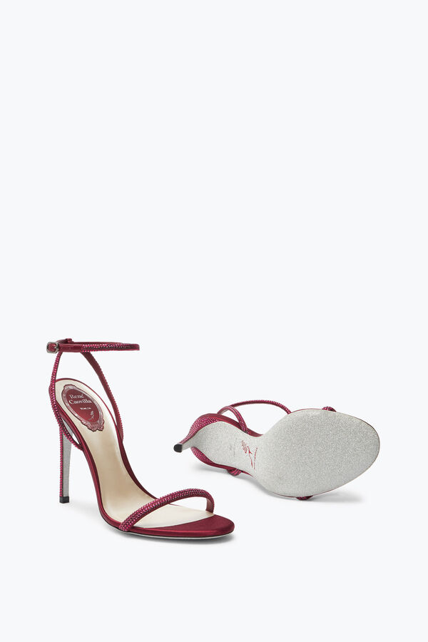 jeweled ellabrita crystal burgundy sandal 105 rene caovilla