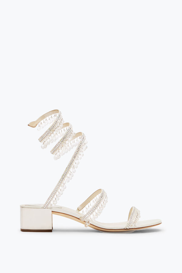 jeweled chandelier ivory sandal 40 rene caovilla