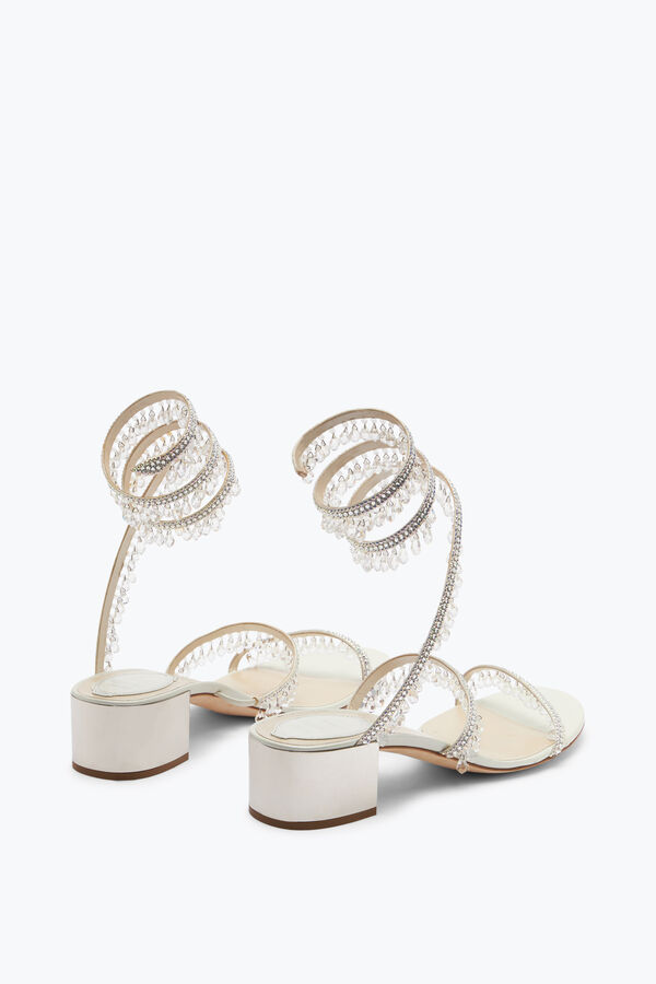 jeweled chandelier ivory sandal 40 rene caovilla