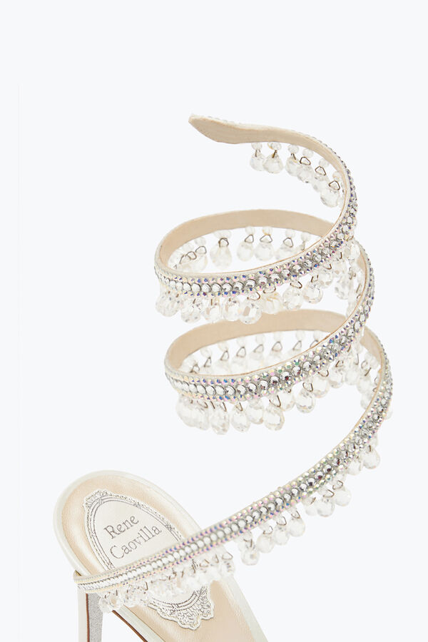 jeweled chandelier ivory sandal 80 rene caovilla
