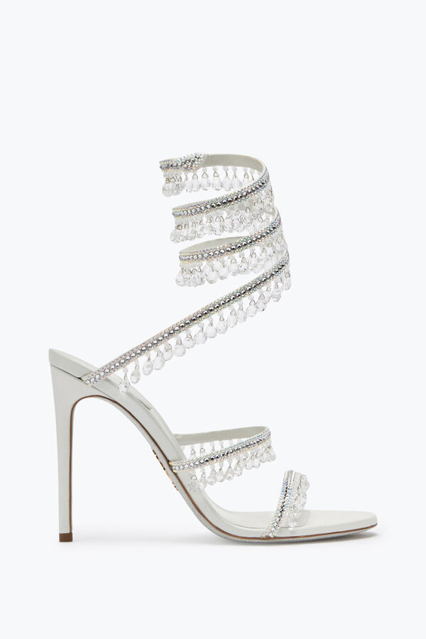 jeweled chandelier ivory sandal 105 rene caovilla