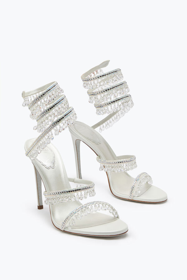 jeweled chandelier ivory sandal 105 rene caovilla
