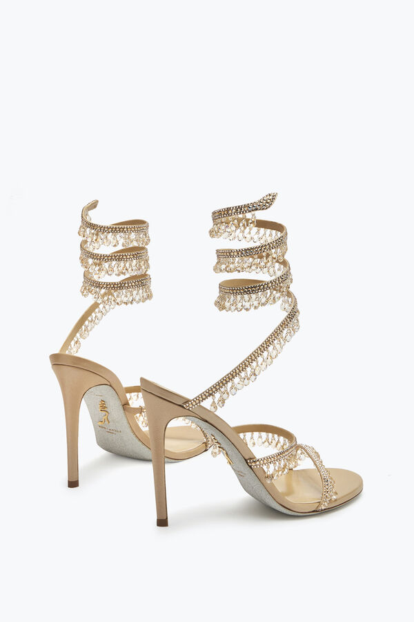 jeweled chandelier crystal beige sandal 105 rene caovilla