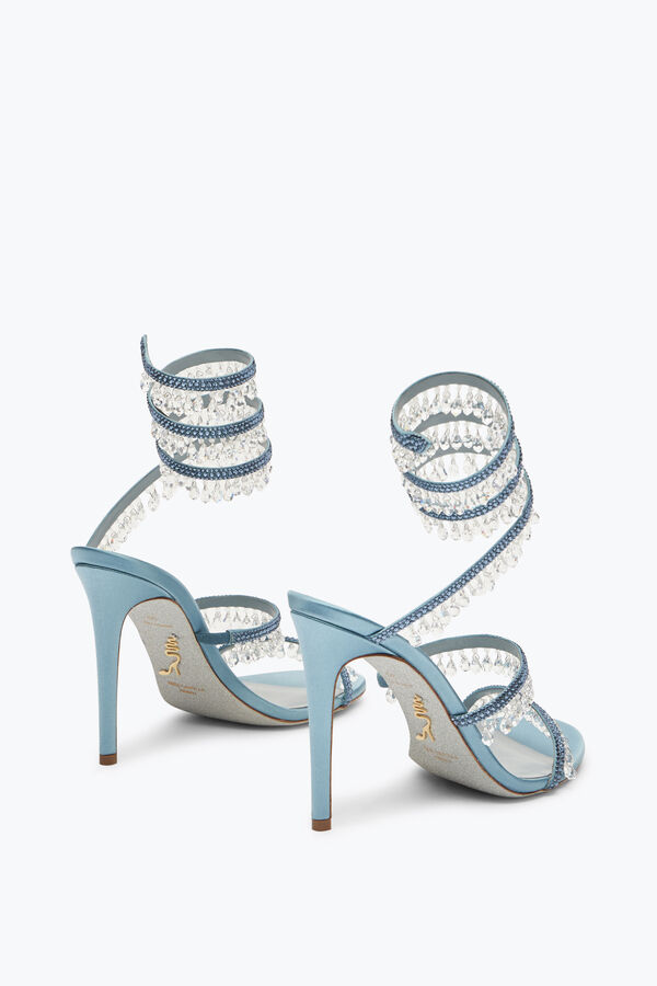 jeweled chandelier powder blue sandal 105 rene caovilla